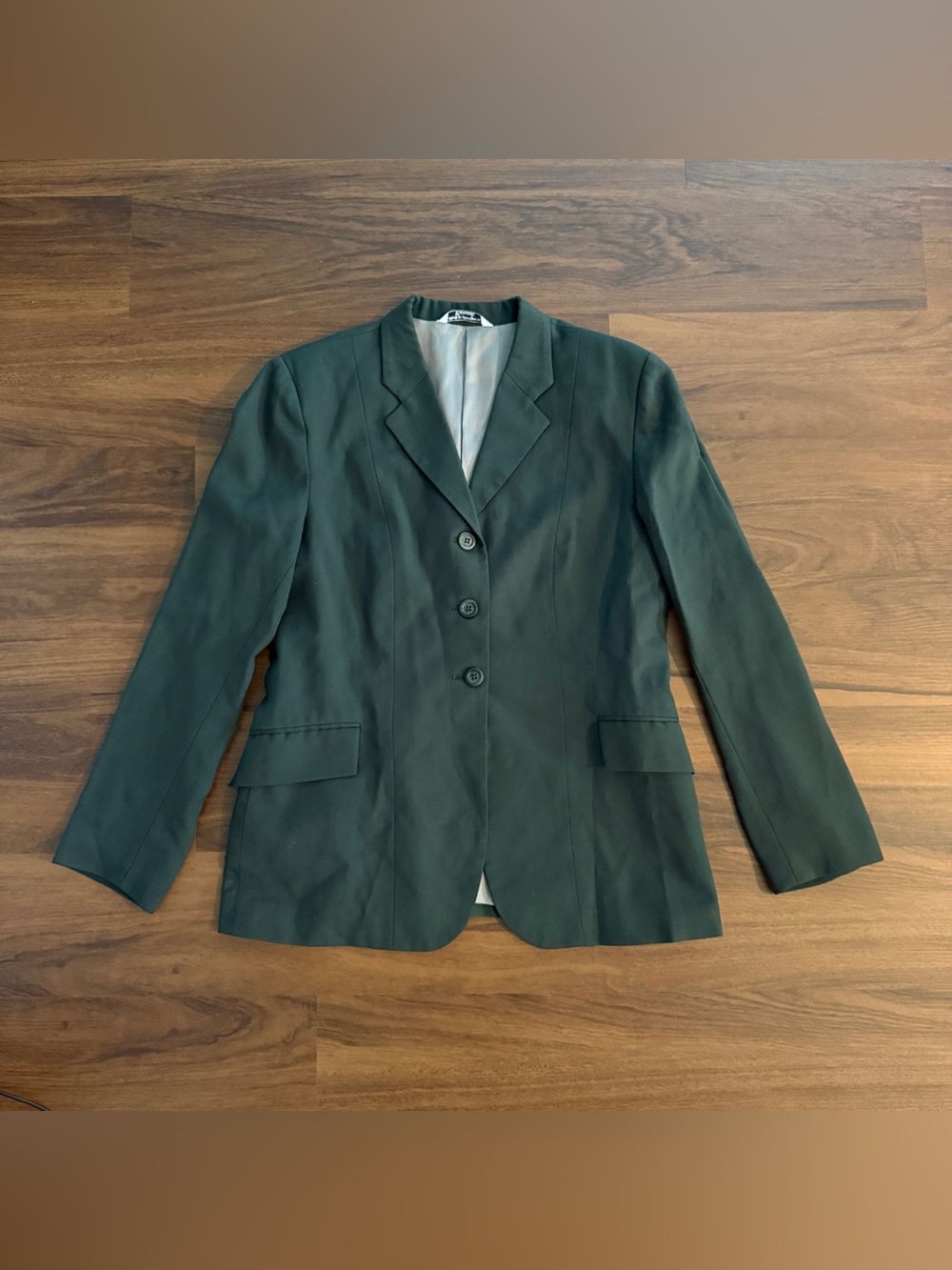 Women’s Size 16R Green The Elite Horseback Riding Show Coat. Good Condition.